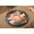 Round Disposal Plastic Fruit Container Packaging Party Tray